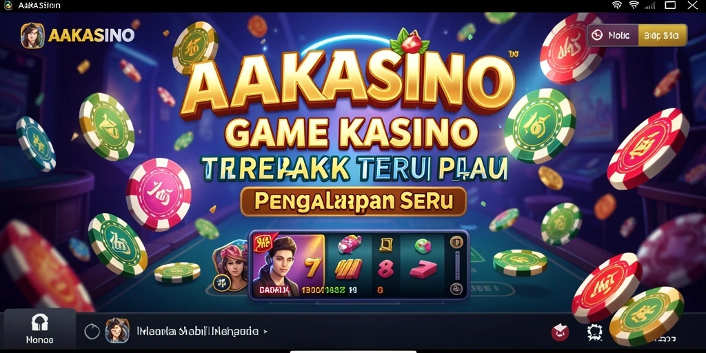 Tampilan menarik dari gameplay AAKASINO yang menghadirkan keseruan kasino.
