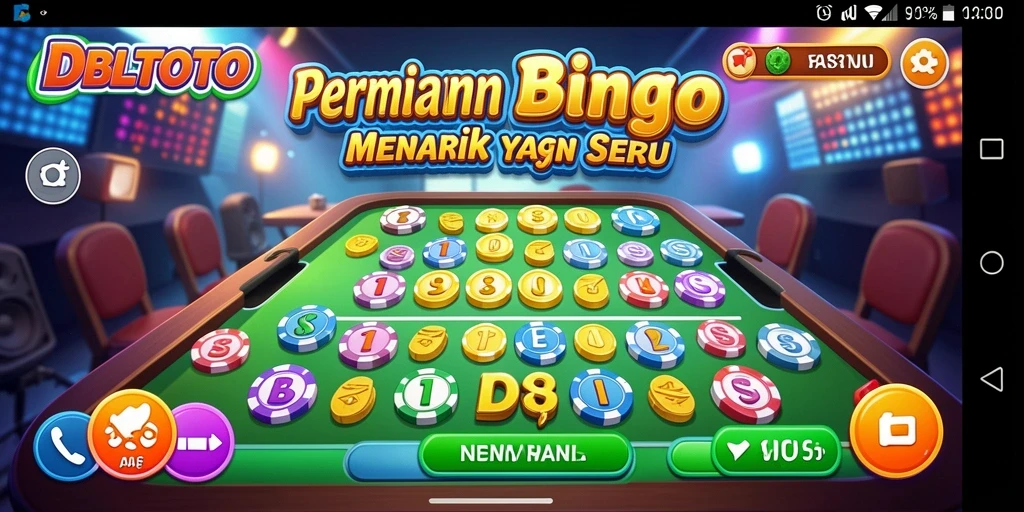 Tampilan gameplay menarik dari DBLTOTO yang menunjukkan keseruan Bingo.