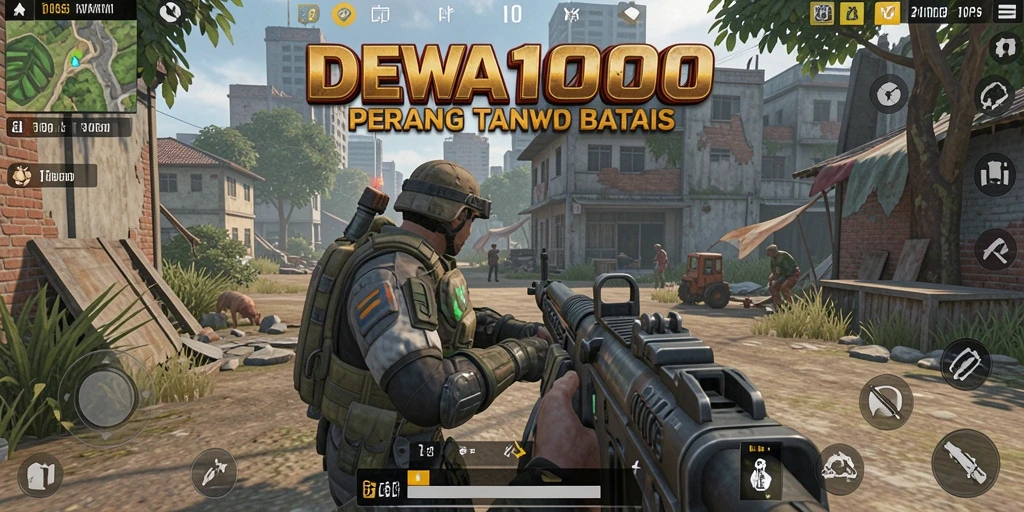 Tampilan gameplay seru DEWA1000 dengan pertempuran dinamis.