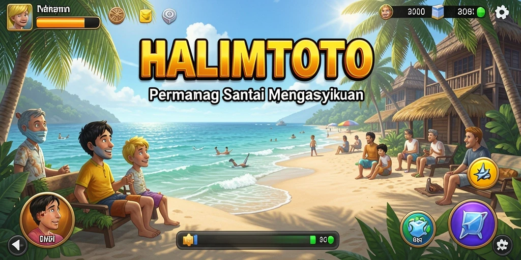 Tangkapan layar gameplay HALIMTOTO yang seru dan menarik.