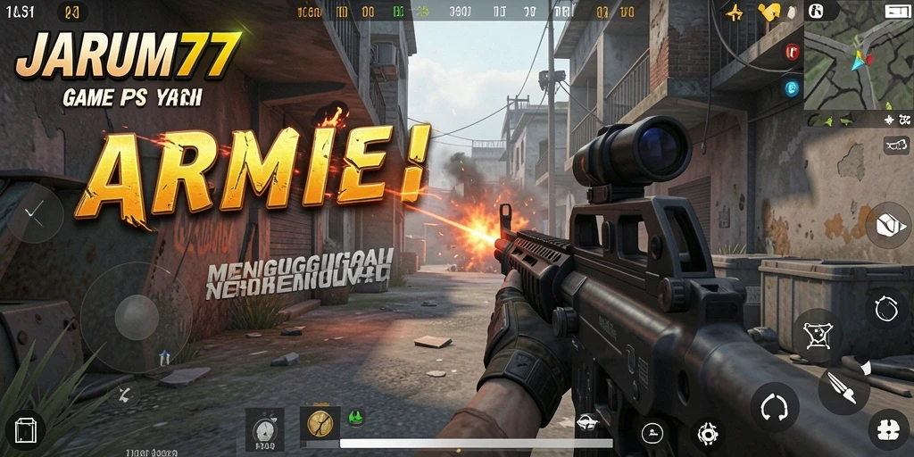 Tampilan gameplay epik dari JARUM77 dengan grafis menawan.