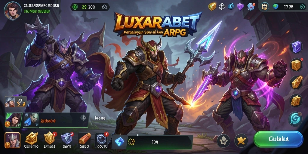 Tangkap momen seru dari gameplay ARPG LUXARABET.