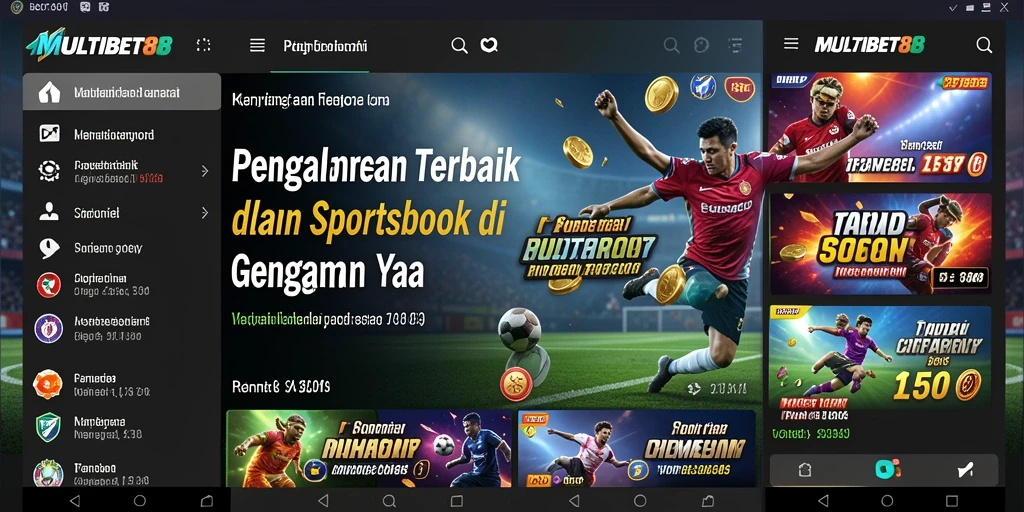 Tampilan menarik dari gameplay Sportsbook MULTIBET88.