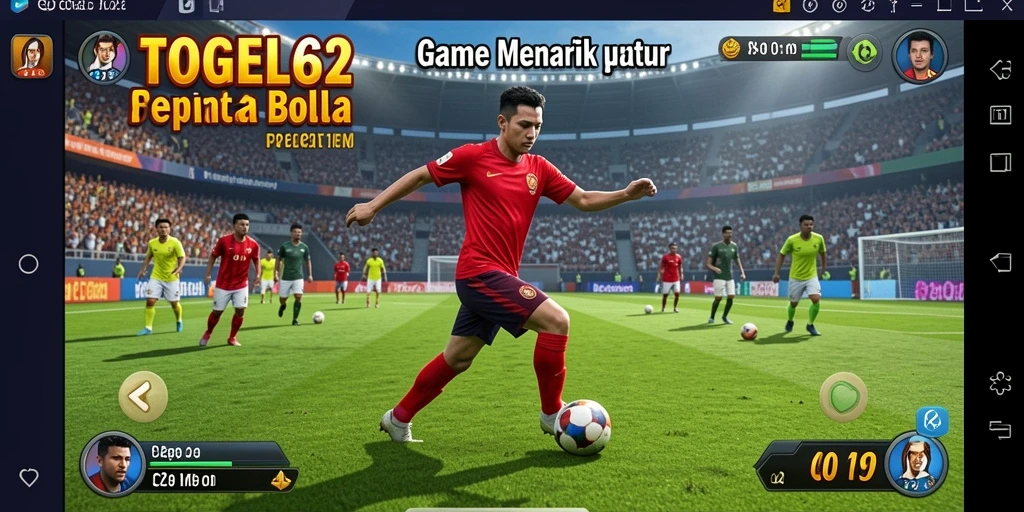 Screenshot gameplay TOGEL62 menampilkan aksi menarik di lapangan.
