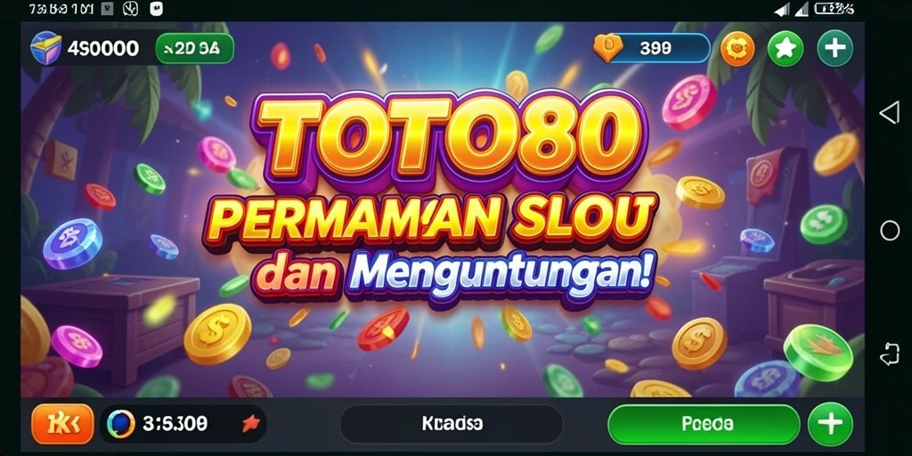 Tampilan gameplay menarik dari permainan slot TOTO80.